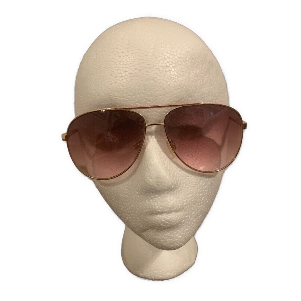 Steve Madden Womens Rose Gold Aviator Sunglasses #33